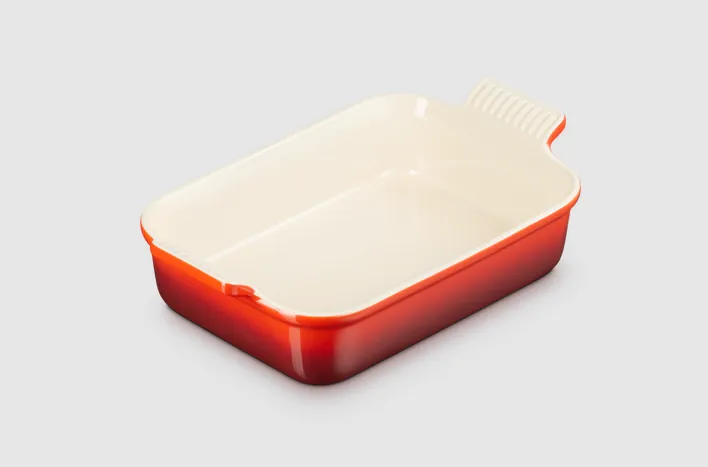Le Creuset Stoneware Heritage Rectangular Dish 26CM / 2.4L - Cerise