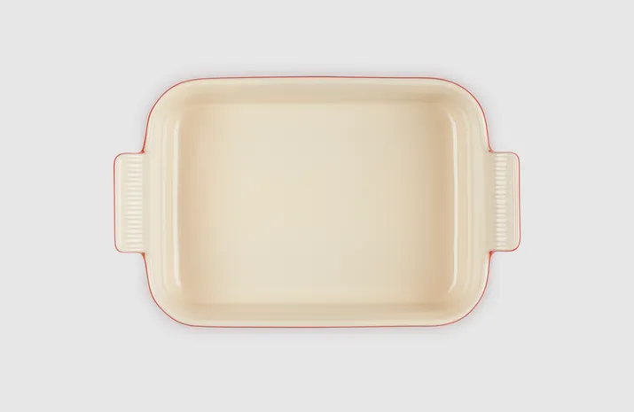 Le Creuset Stoneware Heritage Rectangular Dish 26CM / 2.4L - Cerise