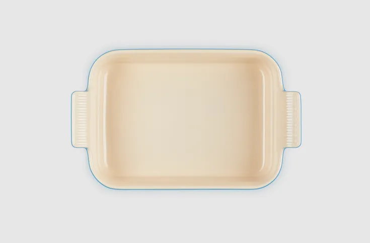 Le Creuset Stoneware Heritage Rectangular Dish - 26CM Marseille Blue