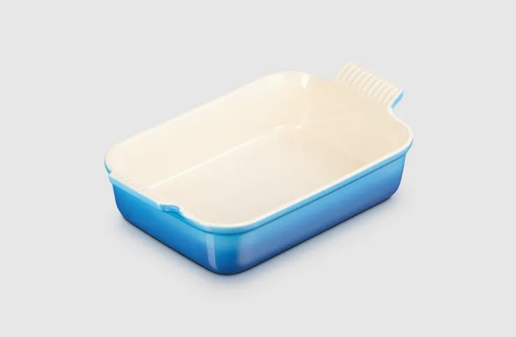 Le Creuset Stoneware Heritage Rectangular Dish - 26CM Marseille Blue