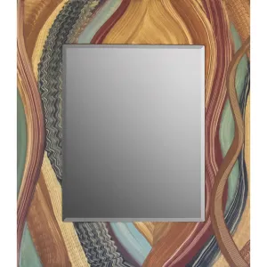 Leaves Of Grass Mirror by Grant Noren