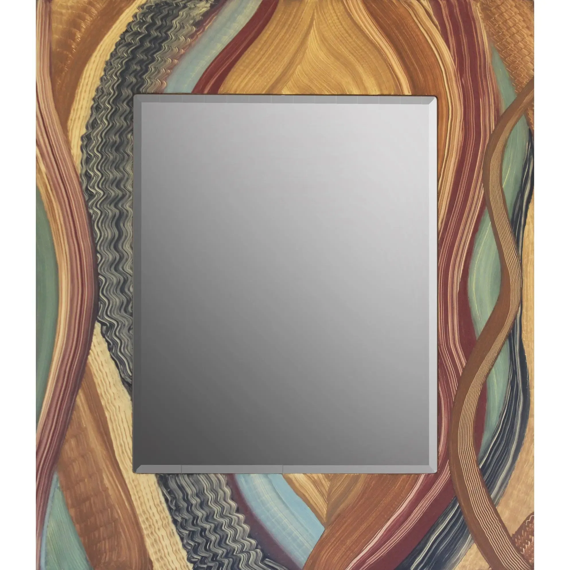 Leaves Of Grass Mirror by Grant Noren