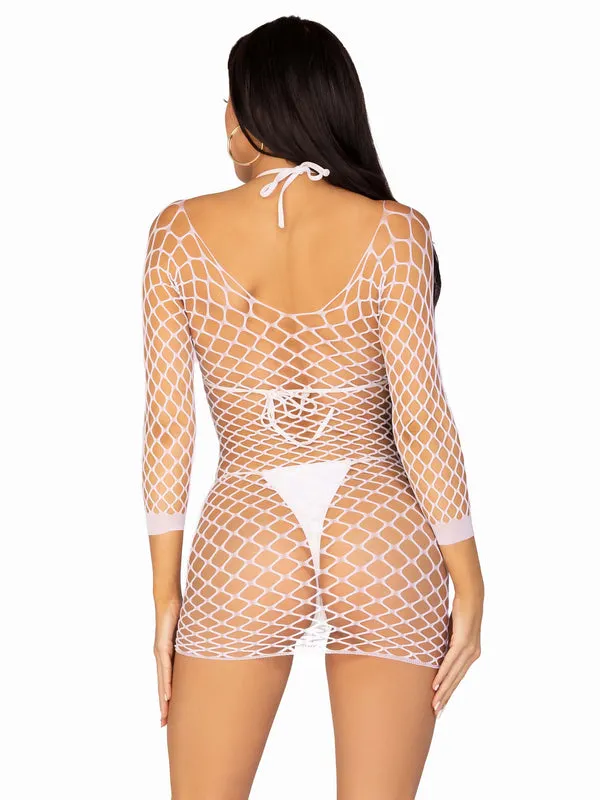 Leg Avenue Find Me In Paradise Net Mini Dress 86128