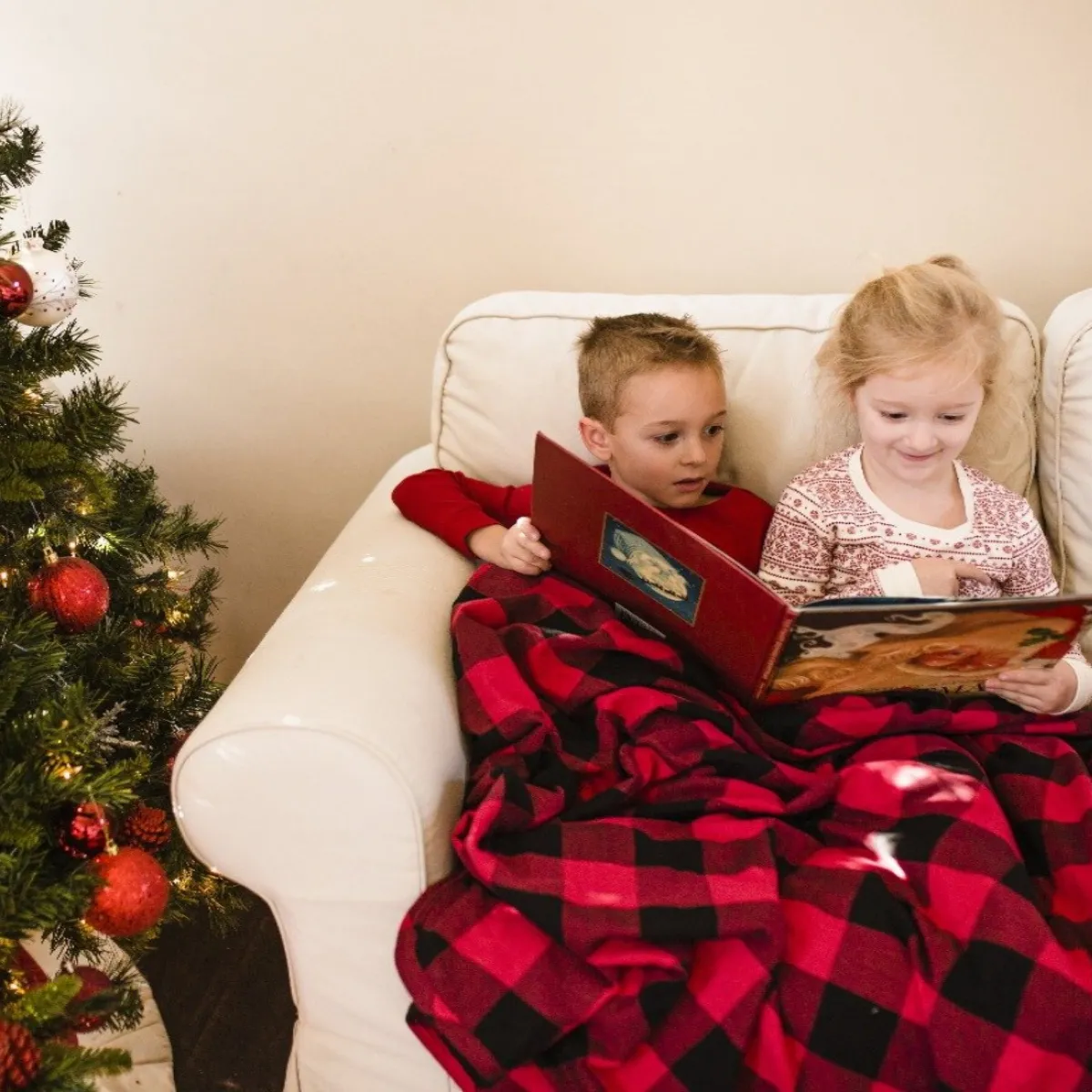 Lifetime Blanket (Toddler Blanket) - Red and black buffalo check