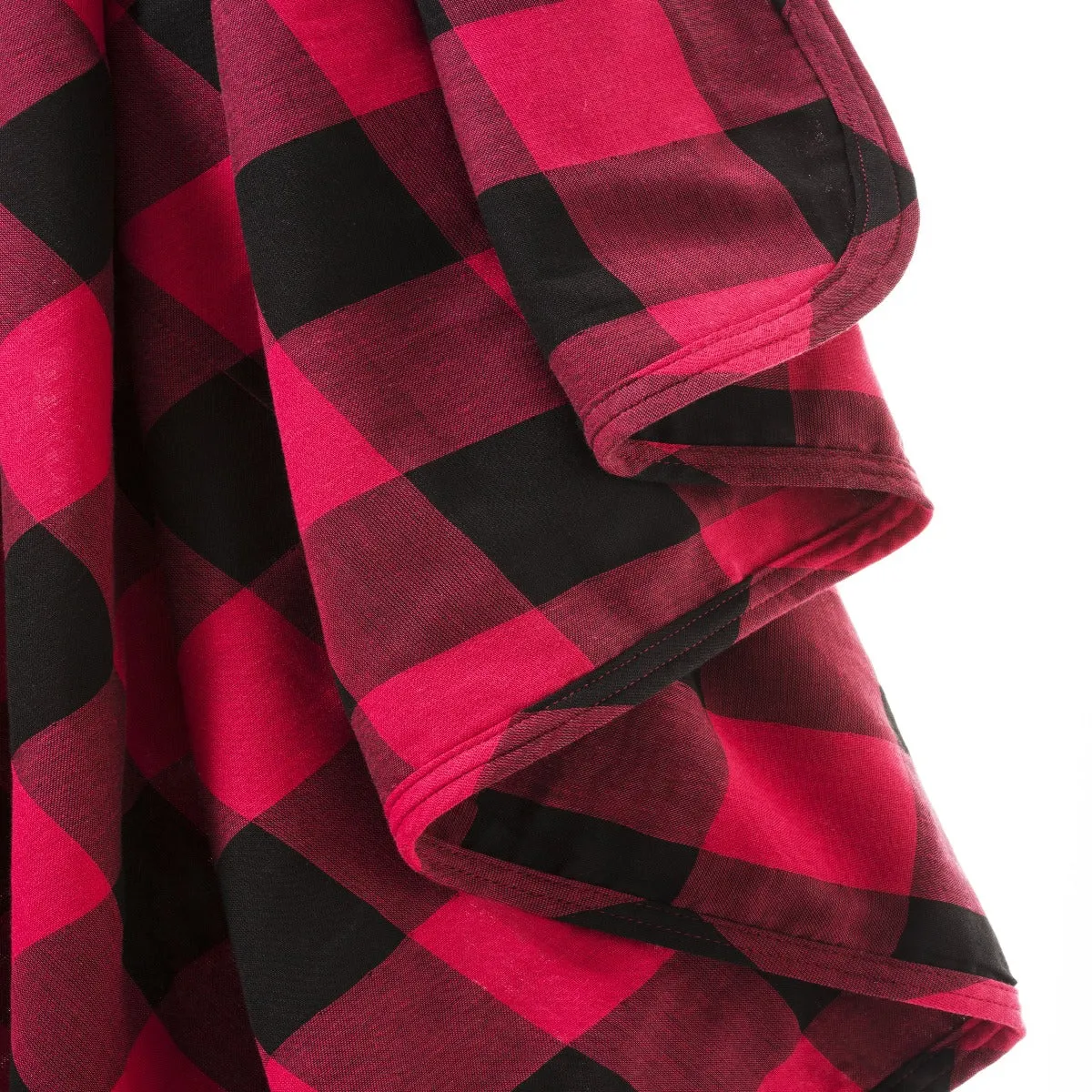 Lifetime Blanket (Toddler Blanket) - Red and black buffalo check