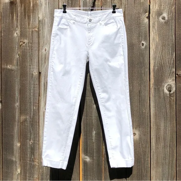 Loft white modern skinny ankle Jean size 28/6