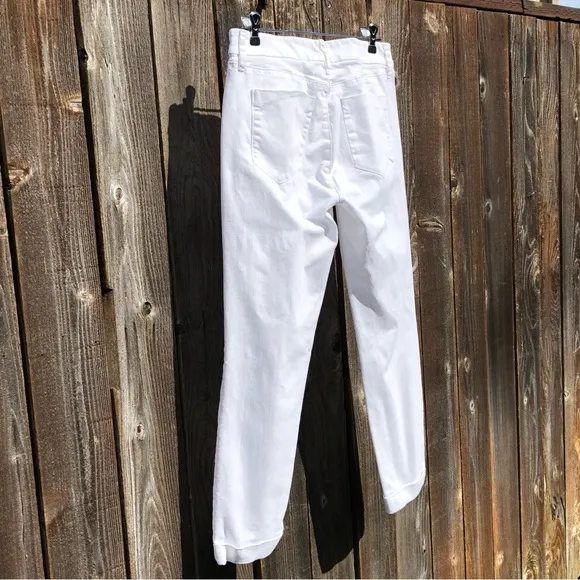 Loft white modern skinny ankle Jean size 28/6