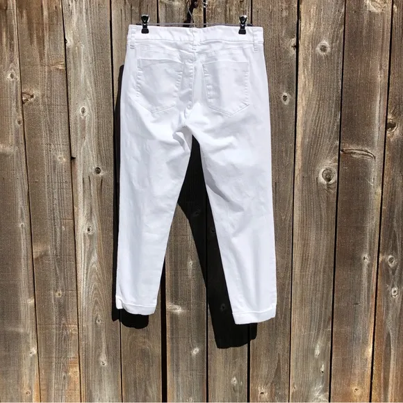 Loft white modern skinny ankle Jean size 28/6