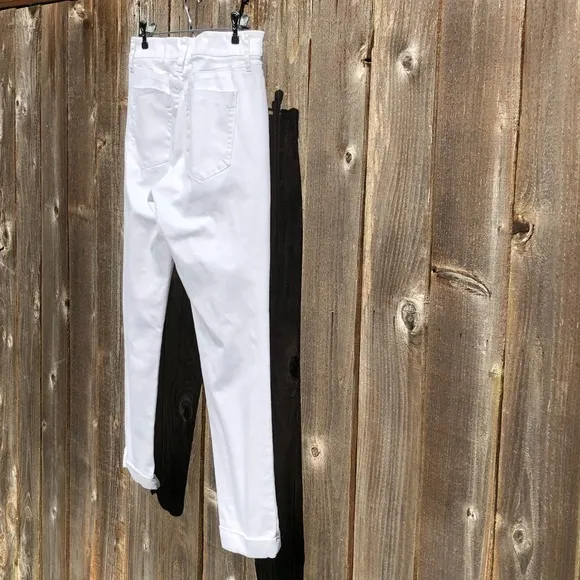 Loft white modern skinny ankle Jean size 28/6