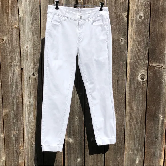 Loft white modern skinny ankle Jean size 28/6