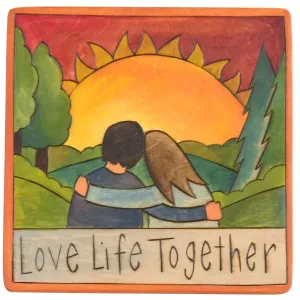 Love Life Together Plaque by Sticks, PLQ001, PLQ010-D75233