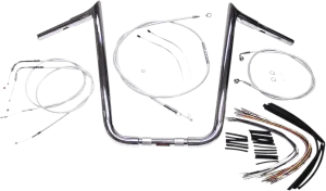 Magnum 38844-314 1-1/4in. Viking Ape Hanger Handlebar Kit - 14in. - Chrome