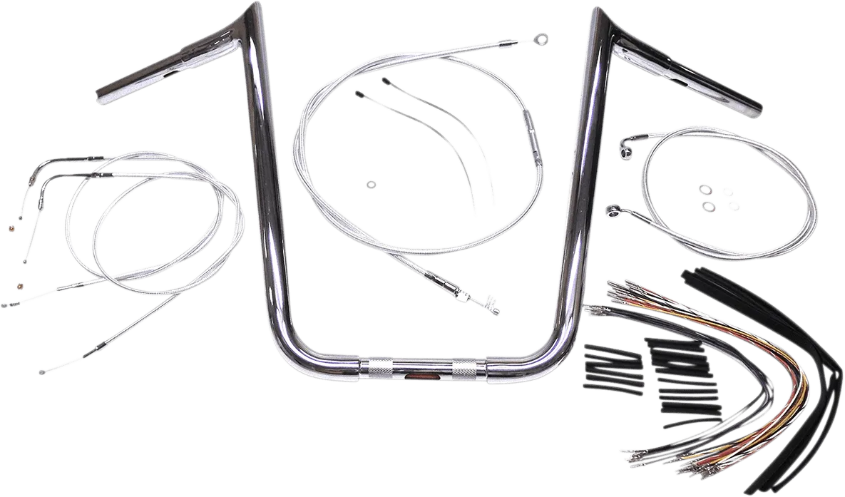 Magnum 38844-314 1-1/4in. Viking Ape Hanger Handlebar Kit - 14in. - Chrome