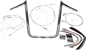 Magnum 38844-316 1-1/4in. Viking Ape Hanger Handlebar Kit - 16in. - Chrome