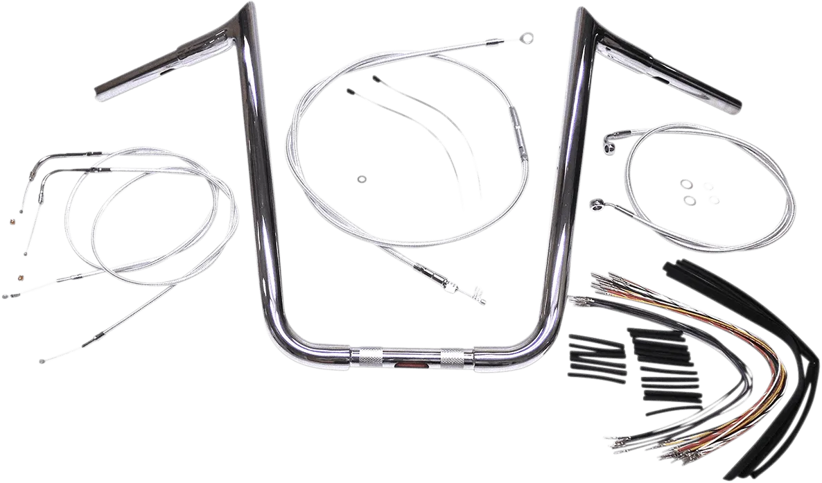 Magnum 38844-316 1-1/4in. Viking Ape Hanger Handlebar Kit - 16in. - Chrome