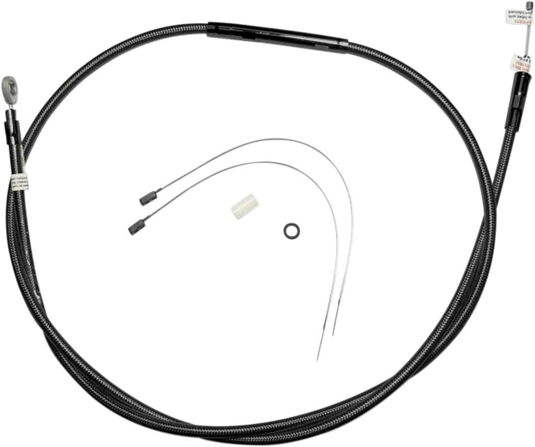 Magnum 421012HE Alternative Length Black Pearl Braided High Efficiency Clutch Cable - 80 11/16in.