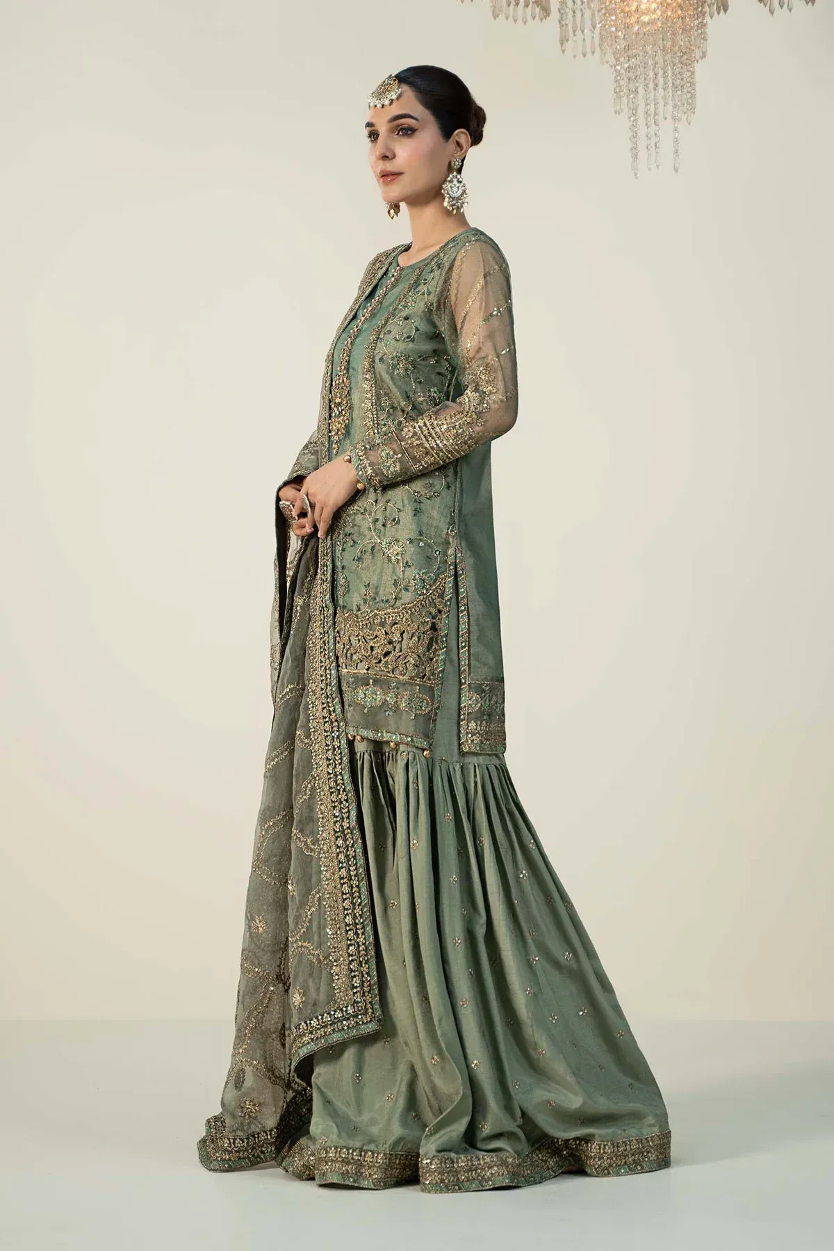 Maria.B Wedding Festive Organza Embroidered Collection SF-W24-24