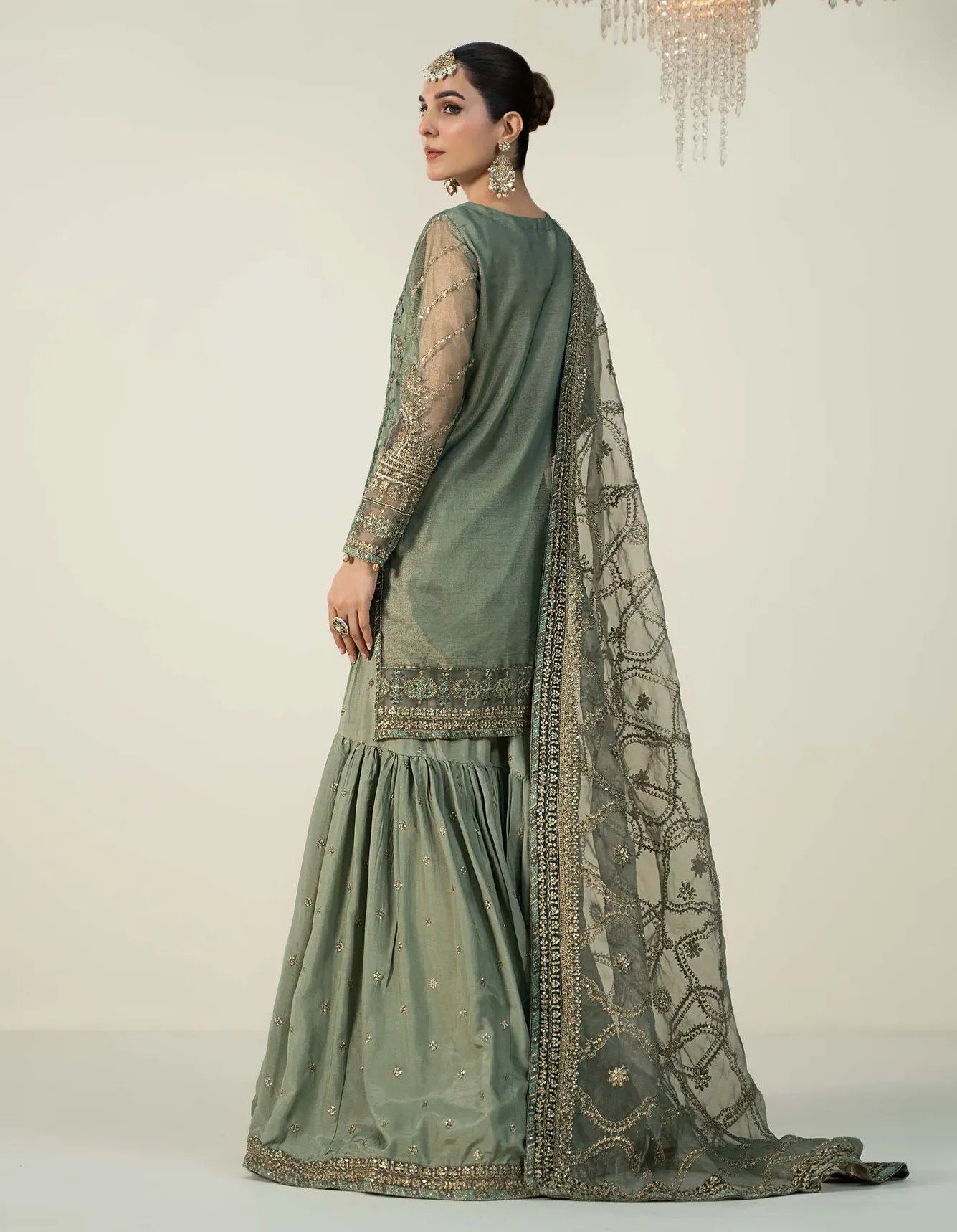 Maria.B Wedding Festive Organza Embroidered Collection SF-W24-24