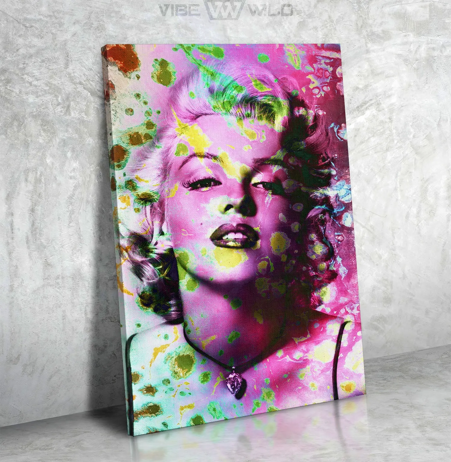 Marilyn Monroe Canvas Abstract Painting