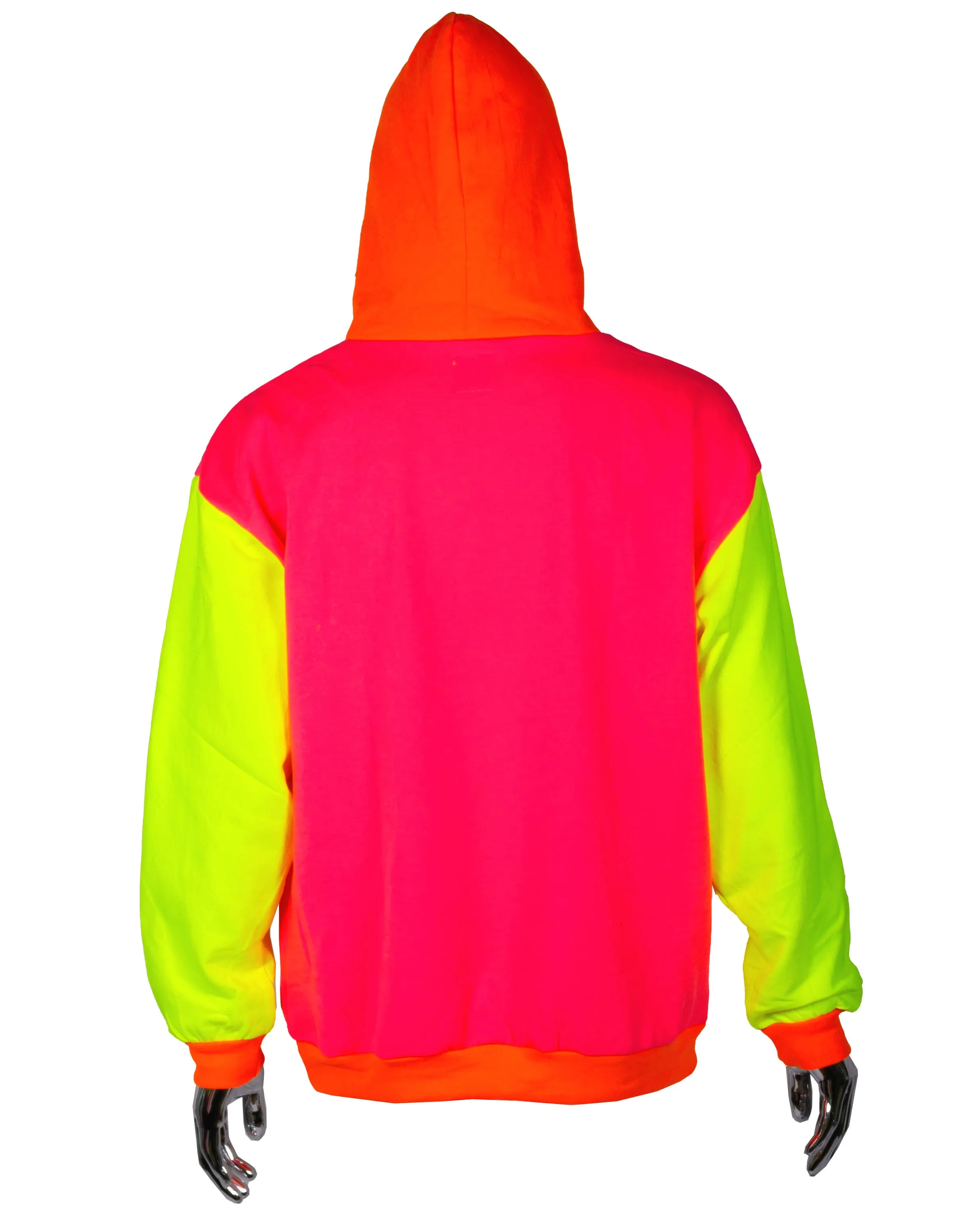 MASK HOODIE MULTI NEON LIGHT