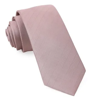 Mauve Stone Herringbone Vow Tie