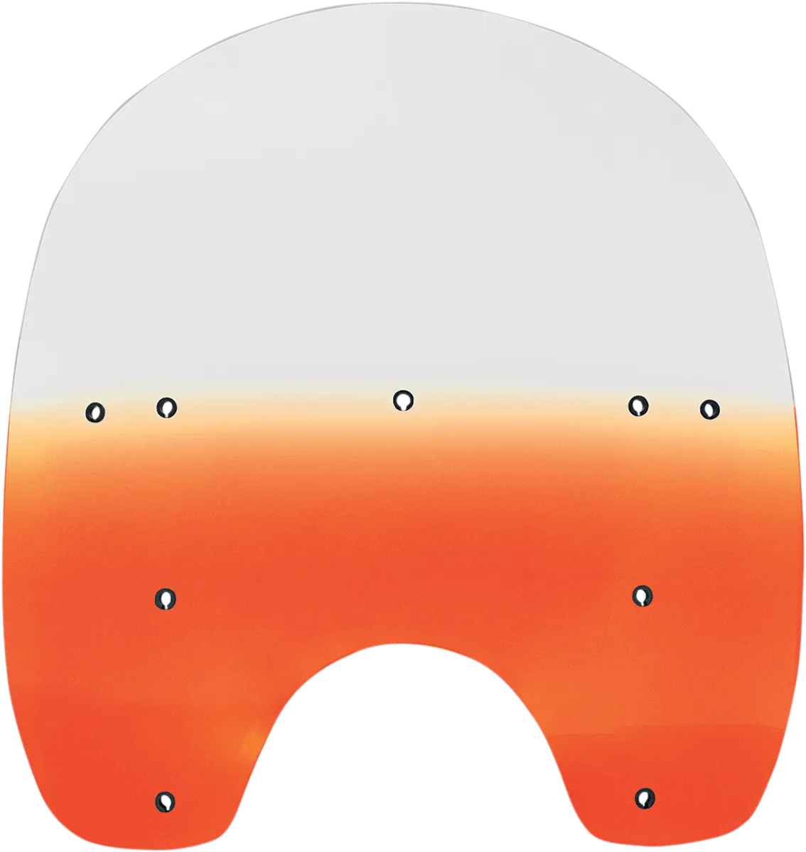 Memphis Shades MEP6257 Replacement Plastic for HD Detachable Compact Windshield - 17in. - Gradient Burnt Orange