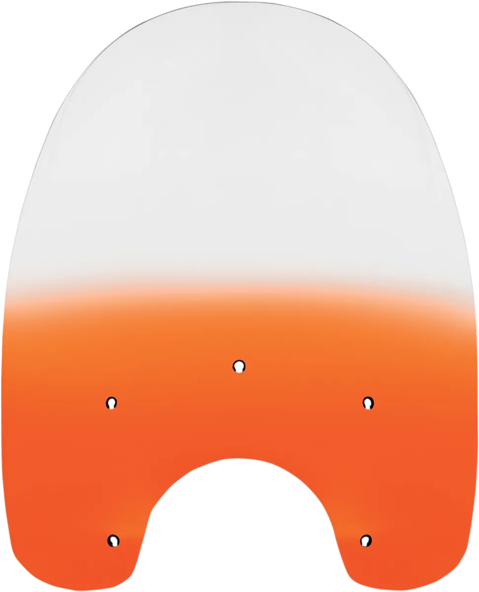Memphis Shades MEP6257 Replacement Plastic for HD Detachable Compact Windshield - 17in. - Gradient Burnt Orange