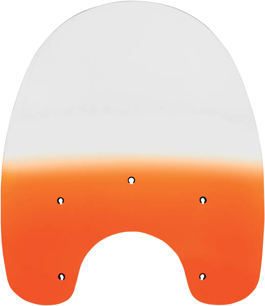 Memphis Shades MEP6257 Replacement Plastic for HD Detachable Compact Windshield - 17in. - Gradient Burnt Orange