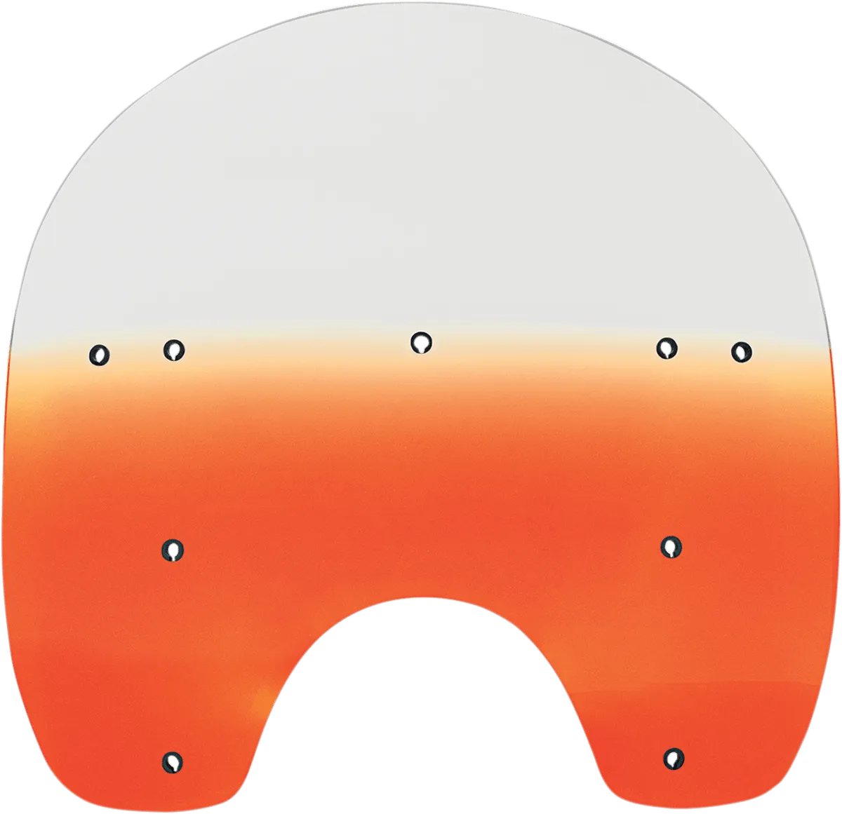 Memphis Shades MEP6257 Replacement Plastic for HD Detachable Compact Windshield - 17in. - Gradient Burnt Orange