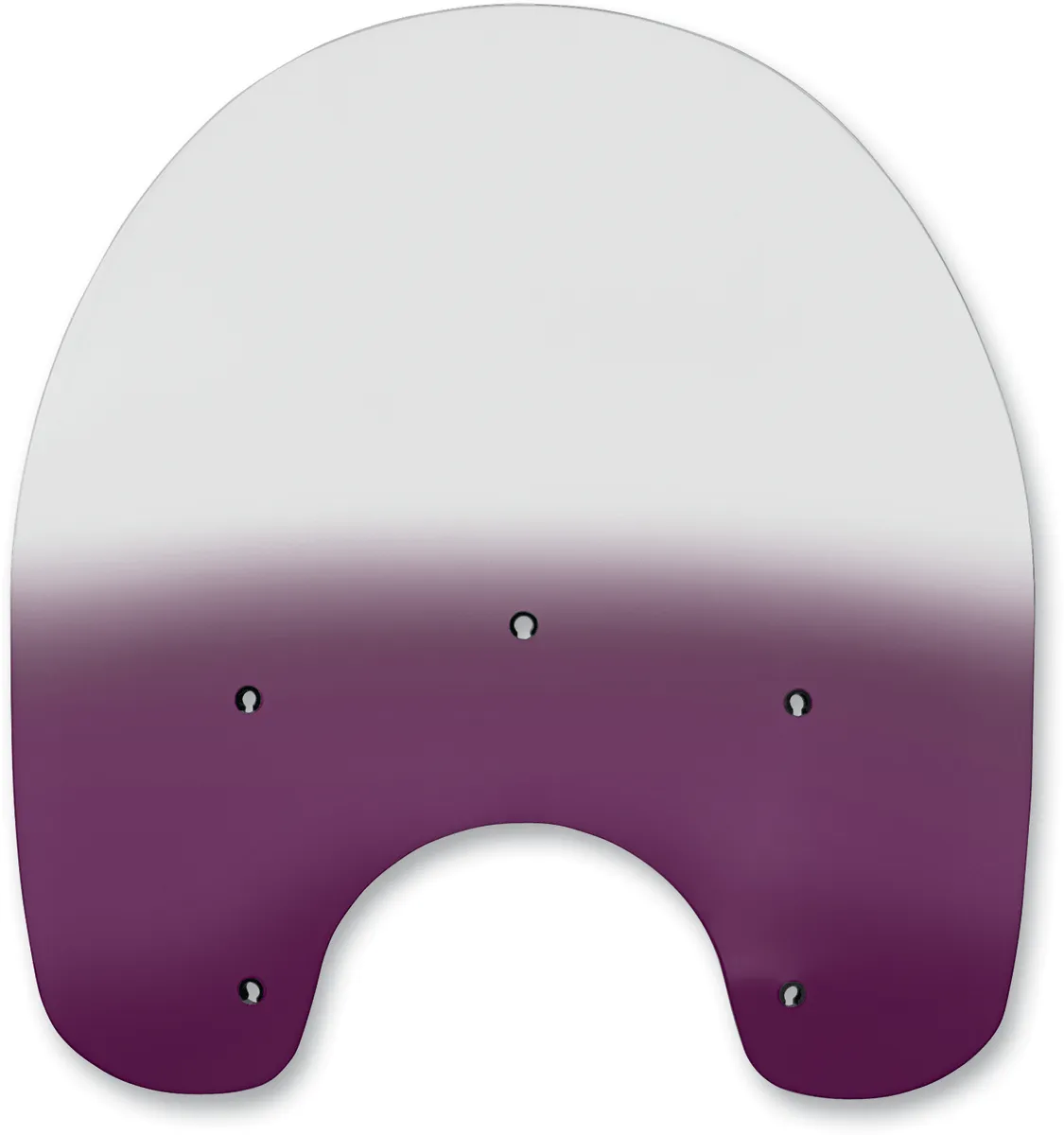 Memphis Shades MEP6257 Replacement Plastic for HD Detachable Compact Windshield - 17in. - Gradient Burnt Orange