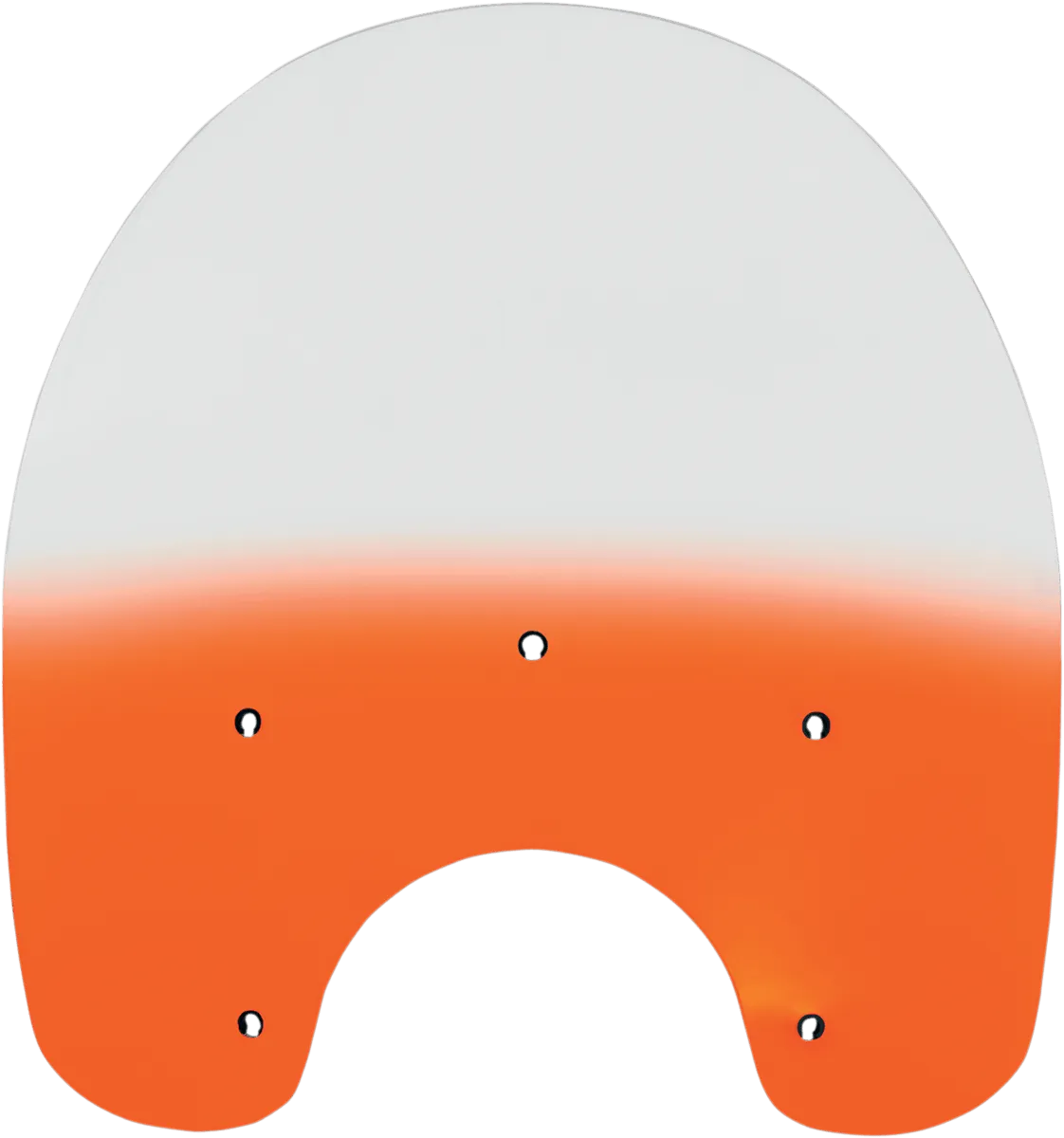 Memphis Shades MEP6257 Replacement Plastic for HD Detachable Compact Windshield - 17in. - Gradient Burnt Orange