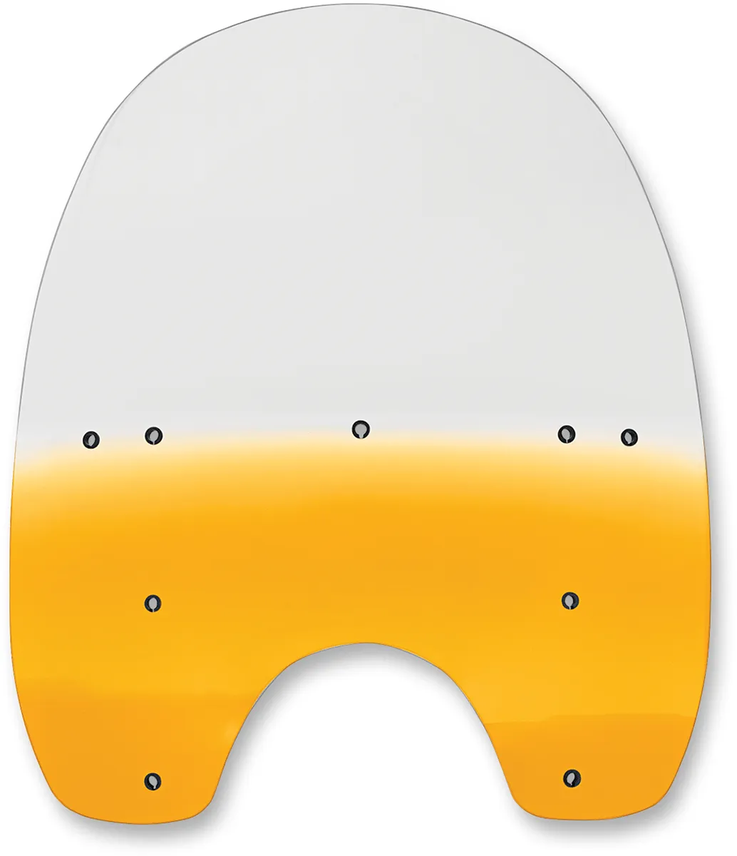 Memphis Shades MEP6257 Replacement Plastic for HD Detachable Compact Windshield - 17in. - Gradient Burnt Orange