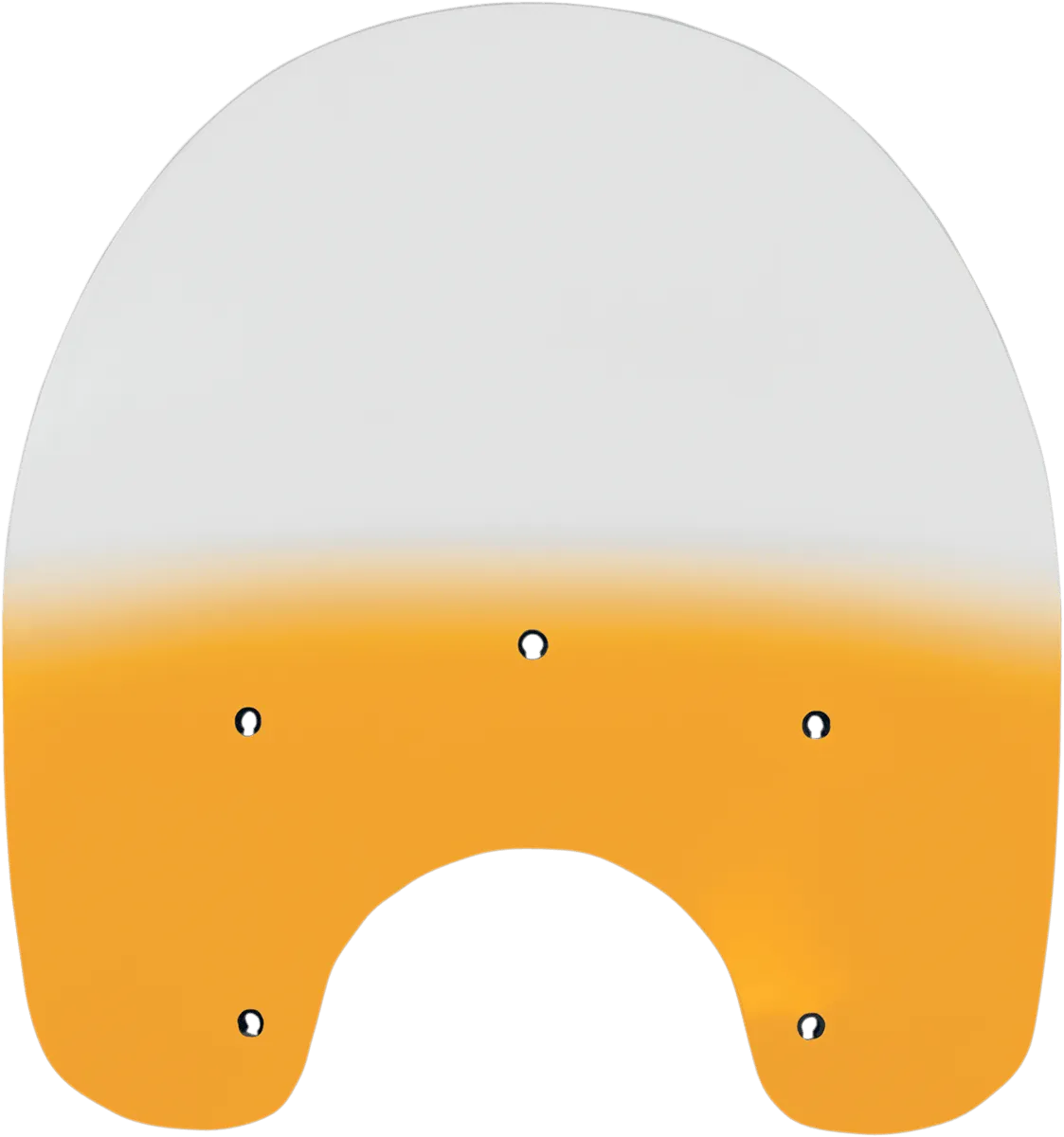 Memphis Shades MEP6355 Replacement Plastic for HD Detachable Compact Windshield - 19in. - Gradient Yellow