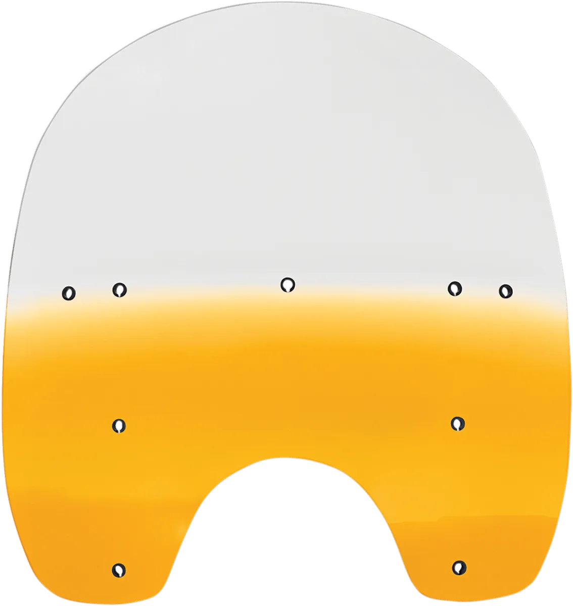 Memphis Shades MEP6355 Replacement Plastic for HD Detachable Compact Windshield - 19in. - Gradient Yellow