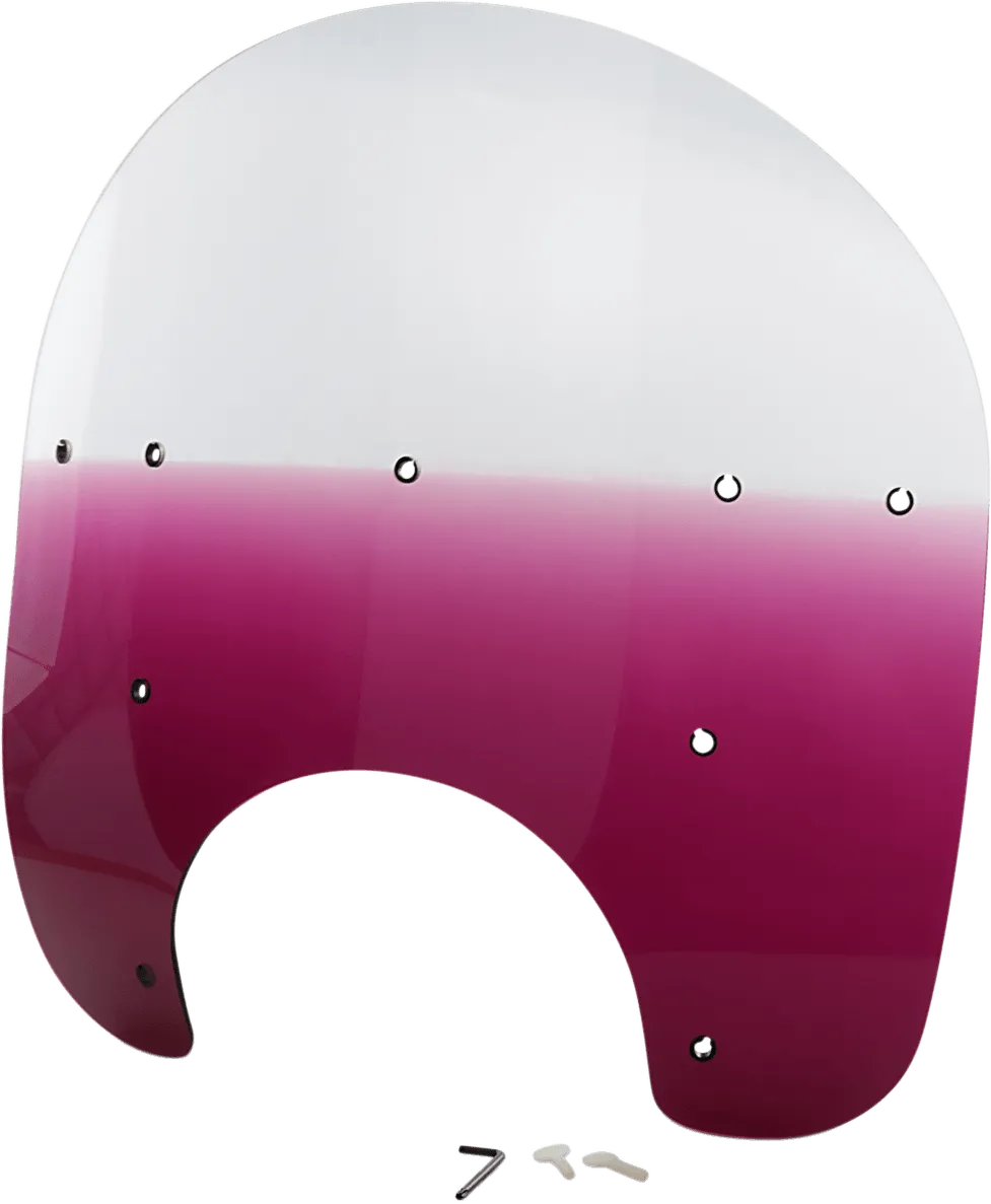 Memphis Shades MEP6355 Replacement Plastic for HD Detachable Compact Windshield - 19in. - Gradient Yellow
