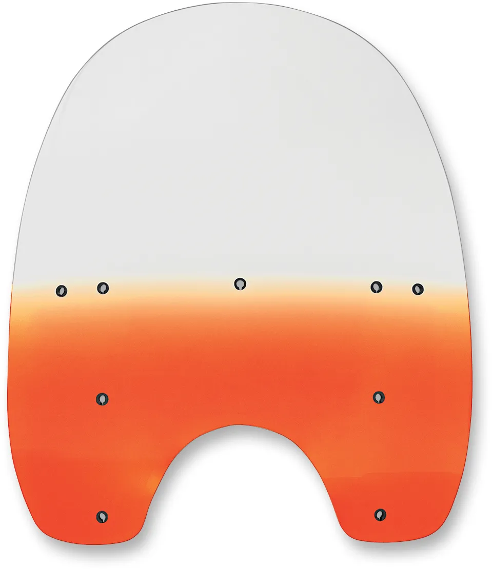 Memphis Shades MEP6355 Replacement Plastic for HD Detachable Compact Windshield - 19in. - Gradient Yellow