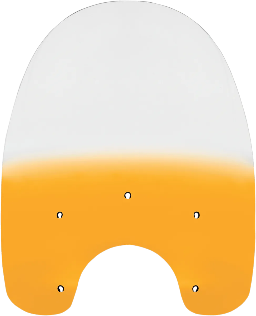 Memphis Shades MEP6355 Replacement Plastic for HD Detachable Compact Windshield - 19in. - Gradient Yellow