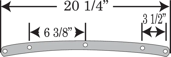 Memphis Shades MEP6461 Replacement Plastic for HD Detachable King Size Windshield - 21in. - Gradient Black