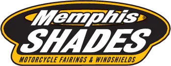 Memphis Shades MEP6461 Replacement Plastic for HD Detachable King Size Windshield - 21in. - Gradient Black