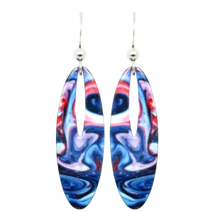 Mixstir Slender Open Oval Earrings