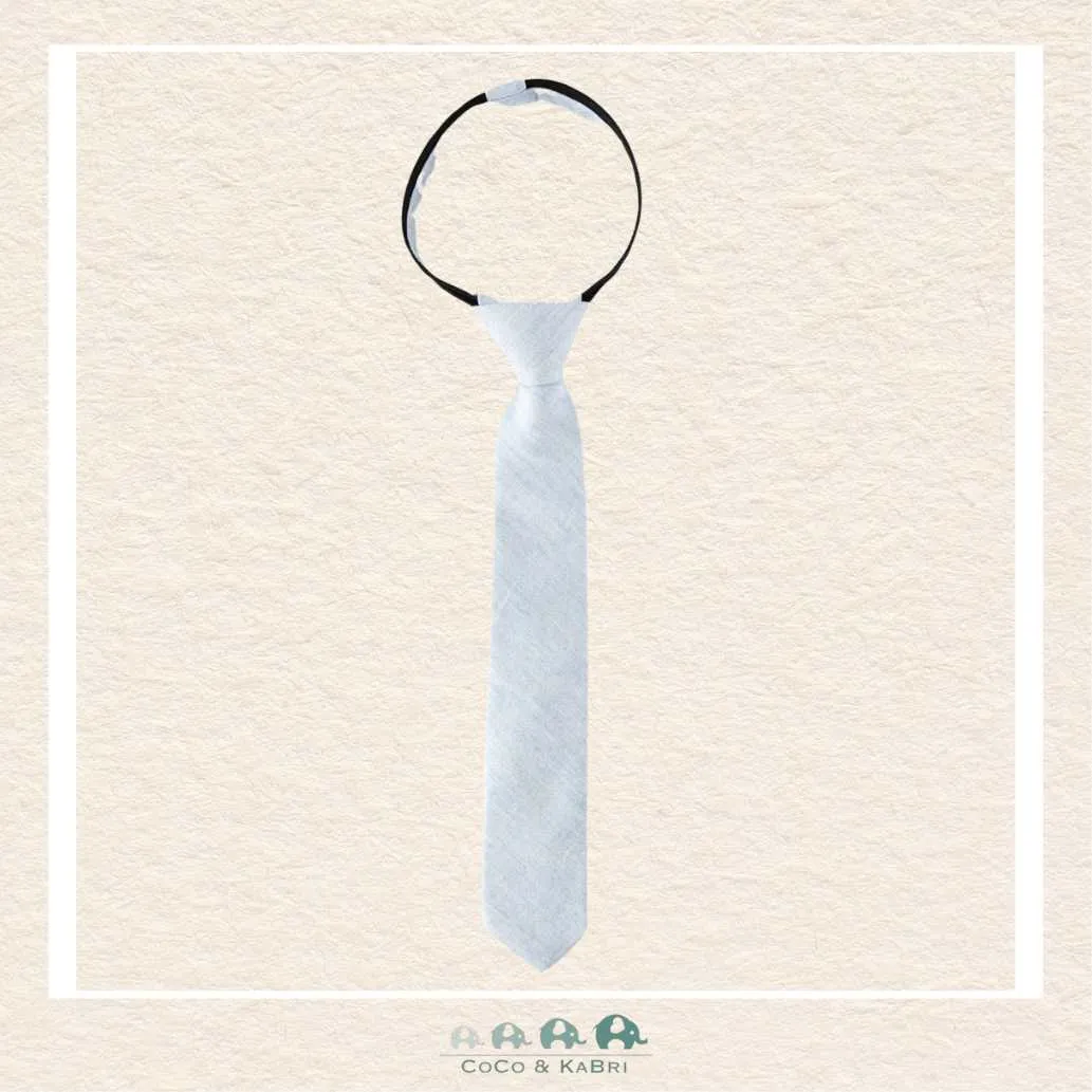 Modern Piggy Bluebell | Boy's Zipper Tie