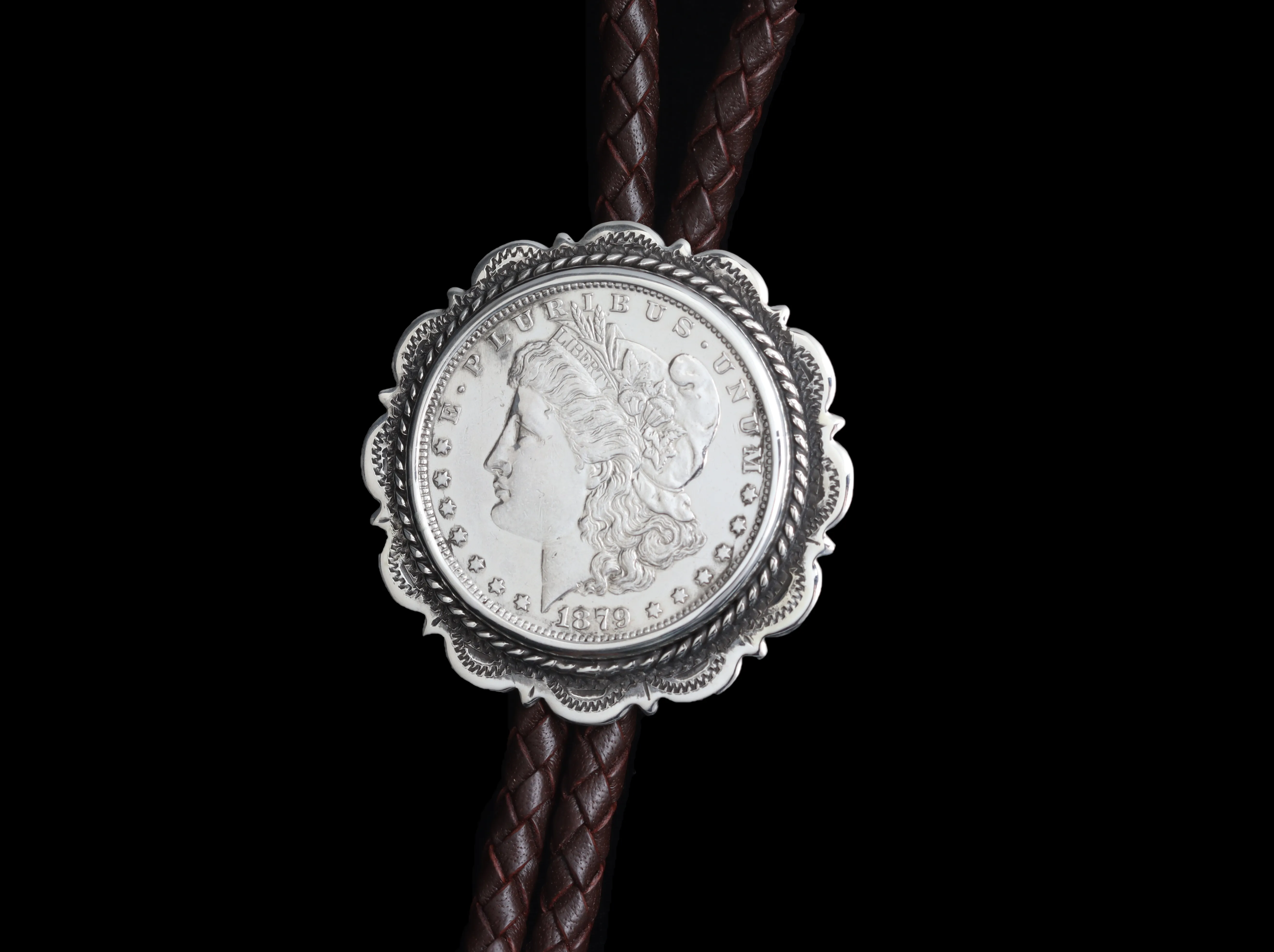 Morgan Dollar Bolo Tie, Two Ways