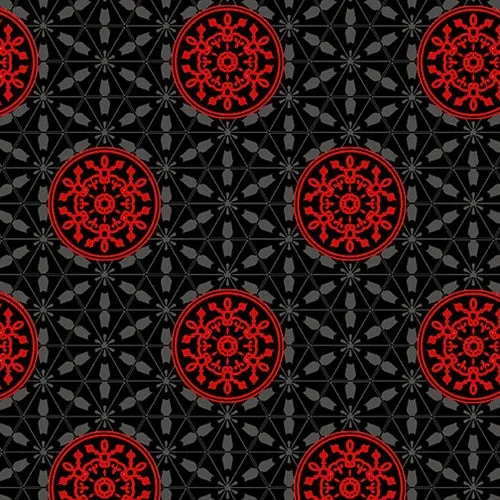 Moroccan Red Black