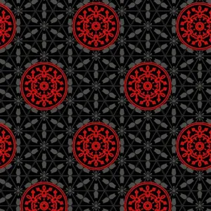 Moroccan Red Black