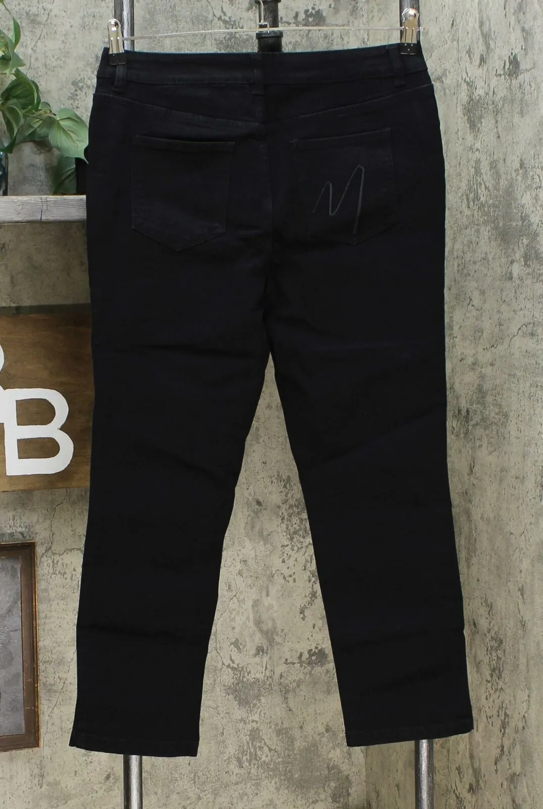 MOTTO Women's Modern Stretch Denim 5-Pocket Cropped Jeans