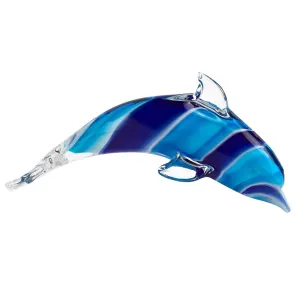 Murano Style Art Glass Dolphin
