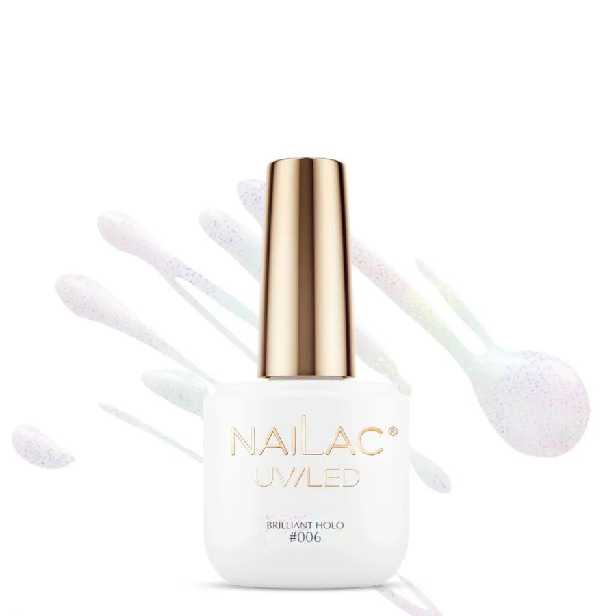 NaiLac Hybrid UV/LED Top Brilliant Holo 006