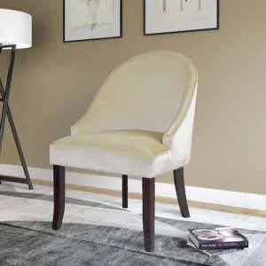 New Assembled CorLiving Antonio Velvet Accent Chair, Please Note: Small Mark on Back side of chair on Fabric, not noticeable if against a wall, shown in pics! Retails $290 