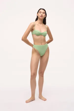 Nora Demi Bra | Micro Terry | Sage