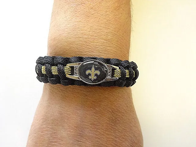 Officially Licensed NFL New Orleans Saints Paracord Bracelet